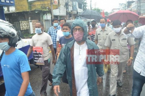 Opposition leader Manik Sarkar kicked off CPI-M's protest programmes with 5 points of demands Opposition leader Manik Sarkar kicked off CPI-M's protest programmes with 5 points of demands